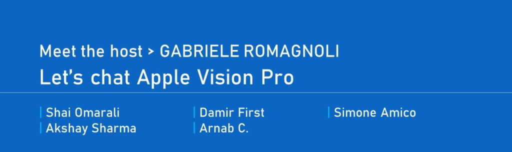 Let's chat Apple Vision Pro