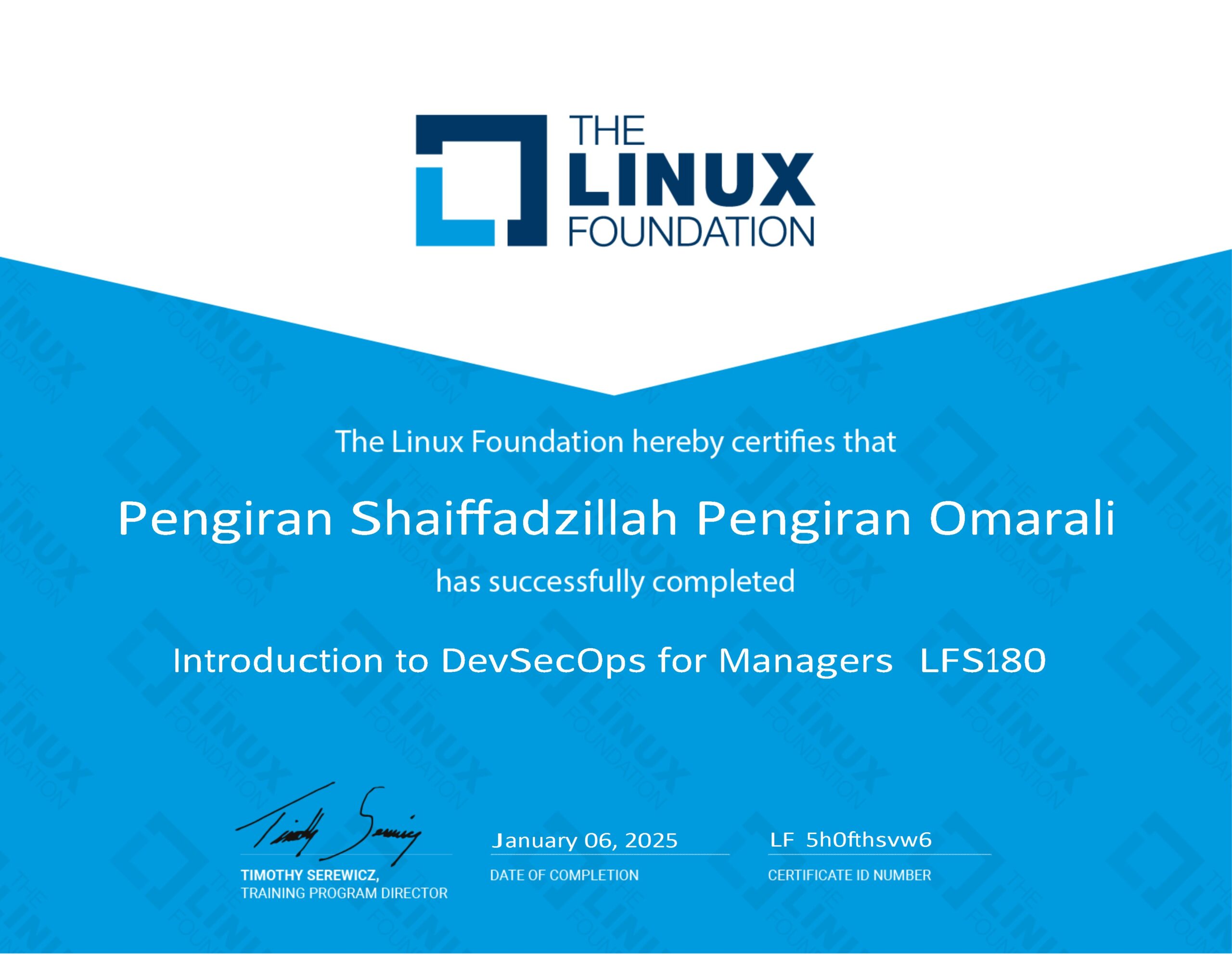 2025-01-06–Linux–LFS180-Introduction-to-DevSecOps-for-Managers conv 1